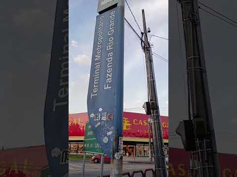 A situação da placa de identificação do Terminal de Fazenda Rio Grande #fazendariogrande #parana