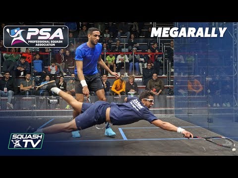 "That was beyond athletic & explosive!" - Squash MegaRally - James v Asal