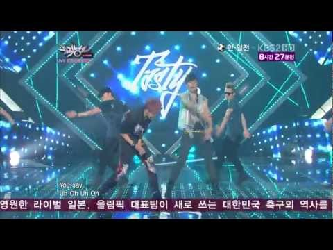 Tasty - Intro + You Know Me [Debut] @ 120810 Music Bank