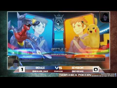 14 SKDale (Garchomp) vs Eeveeon (Suicune, Pikachu) - Pokken at Underground - 7/25/17