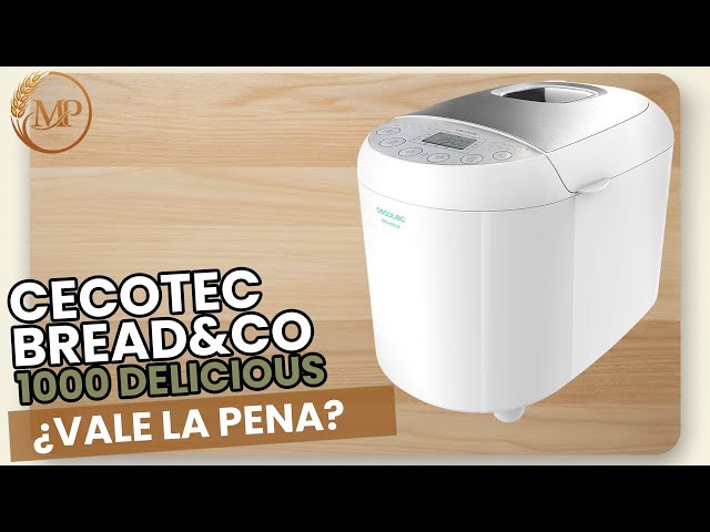 Vídeo relacionado con Cecotec Panificadora Bread&Co 1000 Delicious. 19 Programas, 1 Kg, 15 Horas programables, Cubeta Apta para lavavajillas, Recetario