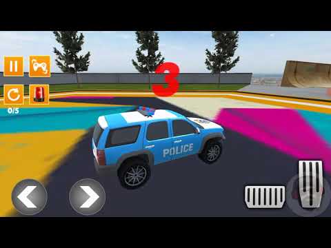 Police Prado Ramp Car Stunt Racing🚓 #20