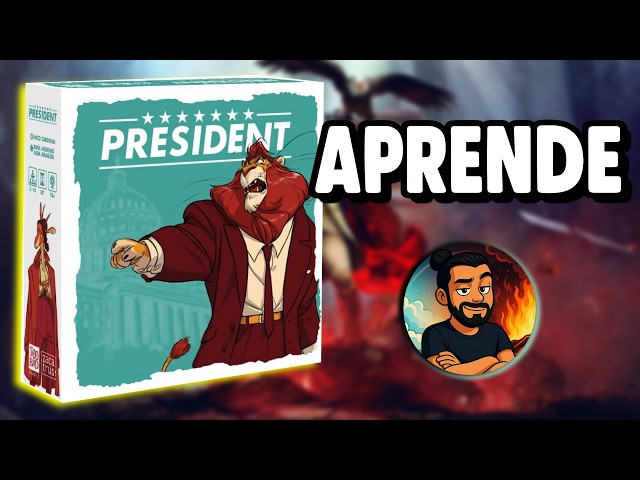 Vídeo relacionado con President, Juego de Mesa, 3-10 Jugadores, Juego de Cartas, para Grupos, Party, con Amigos, Divertido, Risas, Animales, Estrategia, Faroleo, Negociación, Idioma Español, Francés, Inglés, Edad +10 Años