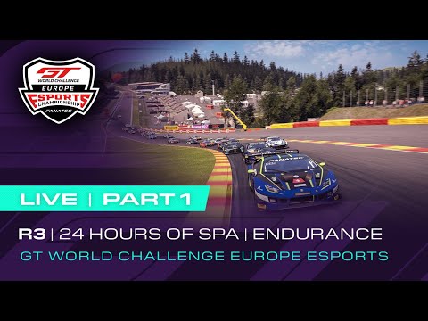 PART 1 - R3 | 24 HOURS OF SPA ENDURANCE | SRO ESPORTS 2021