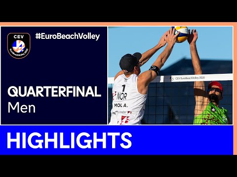 Mol A./Sørum, C. vs Herrera/Gavira Quarterfinal Highlights - EuroBeachVolley 2020 Men