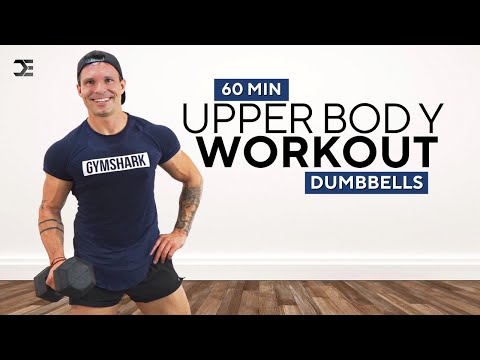 1 Hour UPPER BODY WORKOUT + WEIGHTS | Build Muscle & Gain Strength