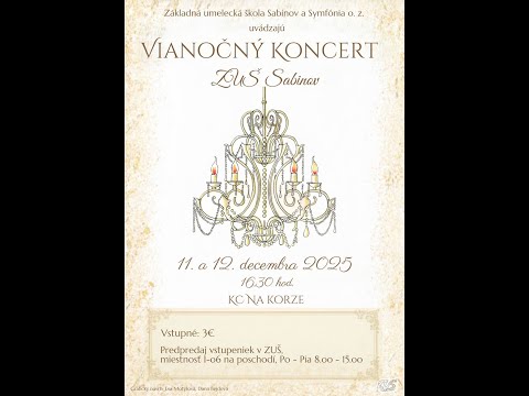 VIANOČNÝ KONCERT 2025
