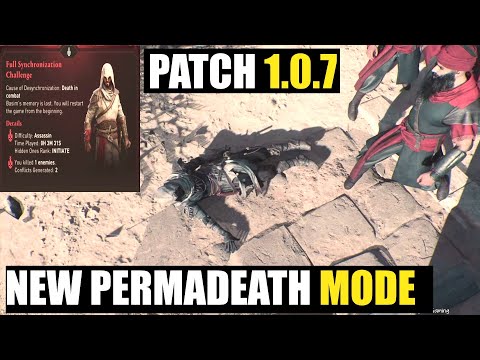 Assassins Creed Mirage - WHAT HAPPENS IF YOU DIE IN COMBAT ??? ( Permadeath Mode )