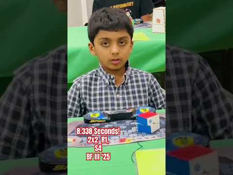 8.338 Seconds! 2x2 R1, S4 BF lll &lsquo;25 #cube #speedcubeshopofficial #fyp #viral #reels #amazing #wow