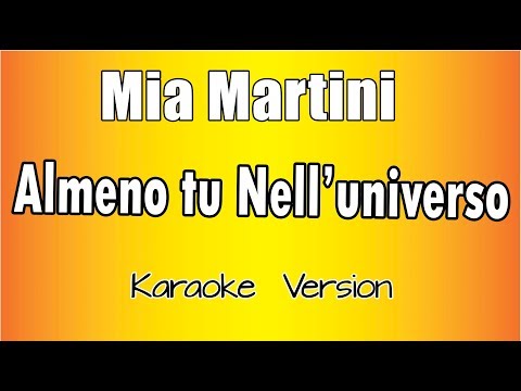 Mia Martini -  Almeno tu nell'universo (Versione Karaoke Academy Italia)