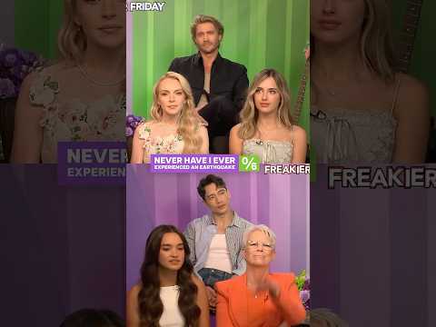 Freakier Friday cast shake things up with a game of Never Have I Ever.