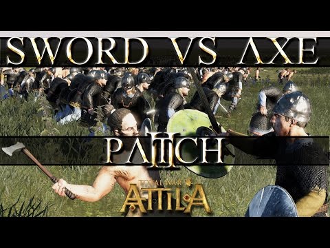 Total War Attila Patch 2 Mechanics - Axes vs Swords