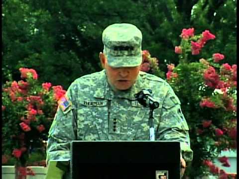 U.S. Army Force Command Cases Colors at Fort McPherson