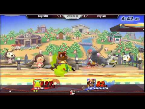 VS Weekly 12/8/16 - Winners R3 - Esam (Pikachu) vs. Taku (CFalcon) - Smash 4
