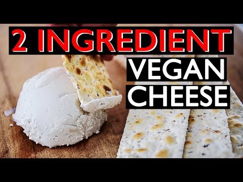 EASY Vegan Cheese Recipe ***ONLY 2 INGREDIENTS***