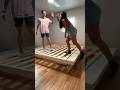 Furniture Upgrade In Our Bedroom Diyfloatingbed Diybedframe Bedframe Diy Diyproject Shorts