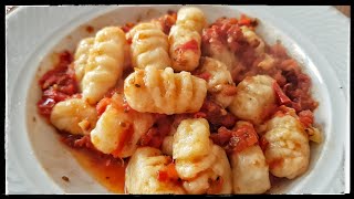 GNOCCHİ TARİFİ 🔥(EN KOLAY GNOCCHİ NASIL YAPILIR) İTALYAN GNOCCHİ YAPMAYI ÖĞREN