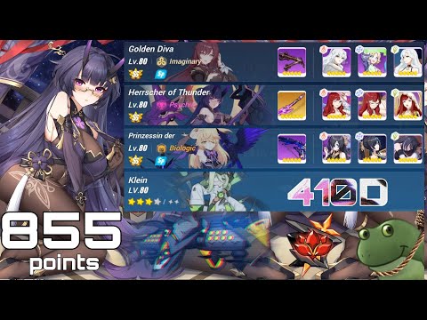 [Honkai Impact 3 SEA] EX Abyss Red Lotus (410D) - RPC-6626 (855 pts) GD(SS) HT(SS0) PV(SS) Klein 3*