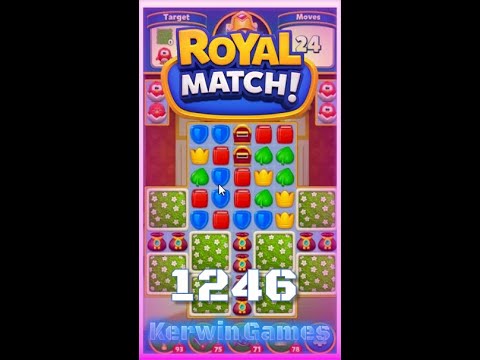 Royal Match Level 1246 - No Boosters Gameplay
