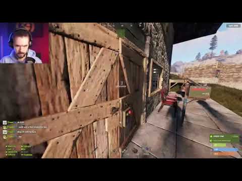 Dance Monkey on piano in Rust for the team! Jacksepticeye, Sykkuno, Valkyrae, Corpse