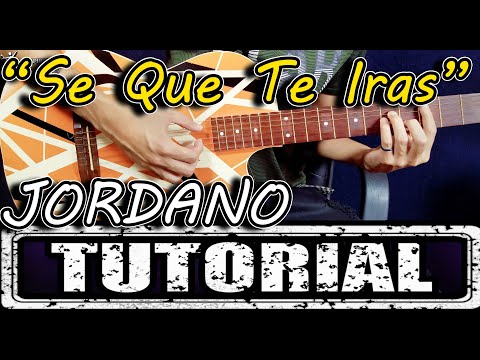 Se Que Te Iras - Jordano