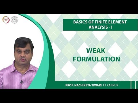 Weak Formulation