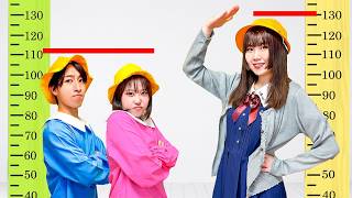 【寸劇】お姉ちゃんより大きくなりたい！どうやったら背は伸びるの！？幼稚園児の妹が小学生のお姉ちゃんに勝てるかなぁ？