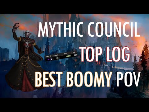 The Council of Blood Kill | Balance Druid PoV | Mythic Castle Nathria