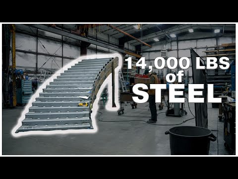 They Built a MASSIVE Steel Stair system out of STEEL