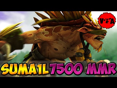 Dota 2 - Suma1L 7500 MMR Plays Bristleback vol #1 - Ranked Match