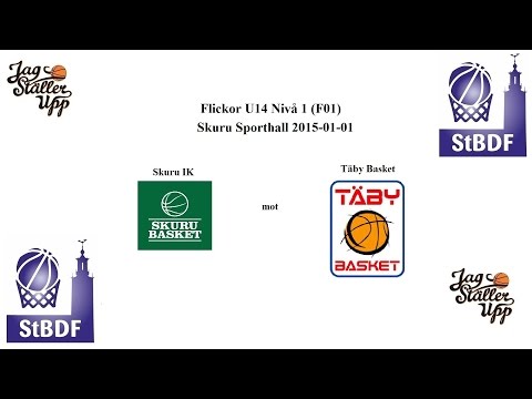 Skuru IK (F01) mot Täby Basket - 2015-01-01