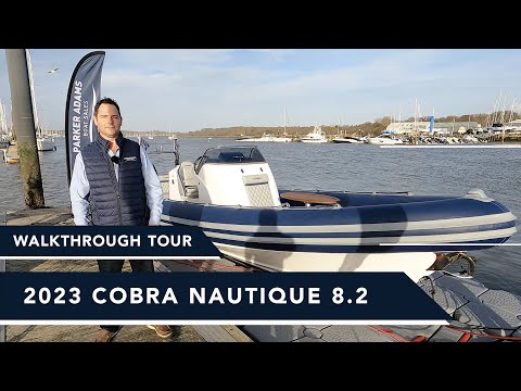 Cobra 8.2 Nautique Walkthrough Tour - 350hp Suzuki Duoprop Outboard - 50knot Beast! Stunning RIB