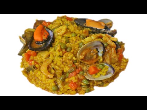 Paella mixta - Cocina andaluza y española | Andalucía Videorecetas