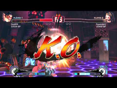 SSF4 [A vs A]: Dru90x(#2 Honda) vs Popolololz(#5 Ibuki) Ep.340 - HD 720p