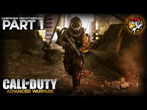 CoD AW: "INDUCTION" - Campaign Walkthrough PART 1 (Call of Duty: Advanced Warfare Gameplay)