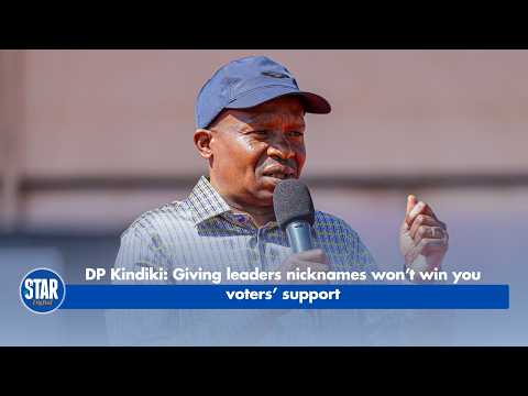 DP Kindiki: Giving leaders nicknames won’t win you voters’ support