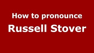 How to pronounce Russell Stover