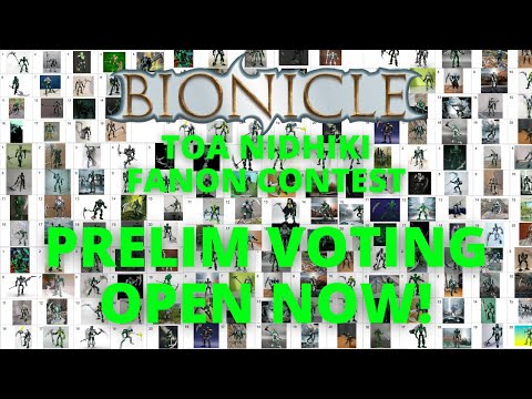 Preliminary Voting OPEN: Bionicle Toa Nidhiki Fanon Contest