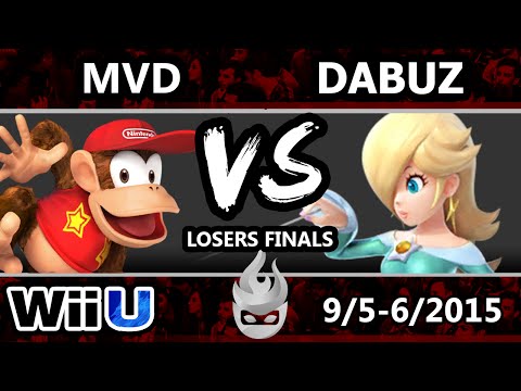 Paragon LA 2015 - MVD (Diddy Kong) Vs. Dabuz (Rosalina) - Losers Finals - Smash Wii U