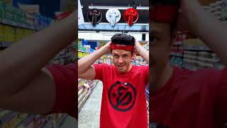 CAMUFLANDO MECCHA CHAMELEON NO SUPERMERCADO! #shorts