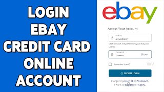 How To Login eBay Credit Card Online Account 2023 | eBay Credit Card Sign In Guide