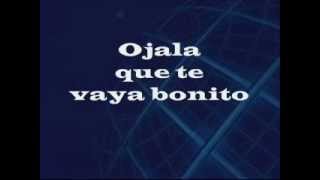 Que Te Vaya Bonito - Vicente Fernandez LETRA.wmv