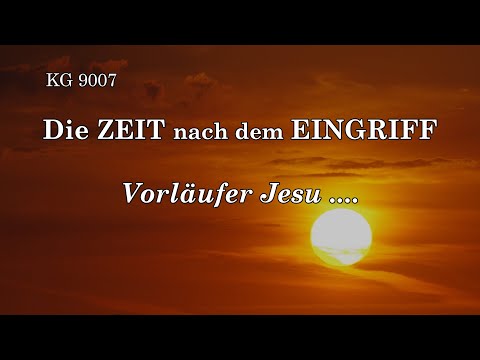 VORLÄUFER JESU ....