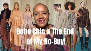 Boho Chic & the end of my No Buy!