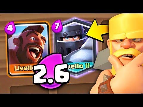 BASTA... METTO il GRAN CAVALIERE nel 2.6! - Clash Royale