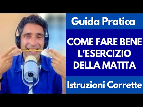 Corso Dizione Online: Come fare bene l'Esercizio della Matita in Bocca per non mangiarsi le parole
