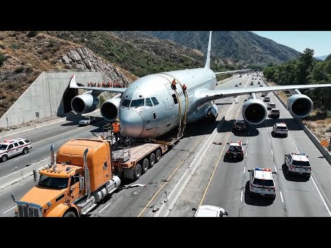 Giant Airplane Transport on Truck – Extreme Realistic Highway Action | Epic Crash & Fire