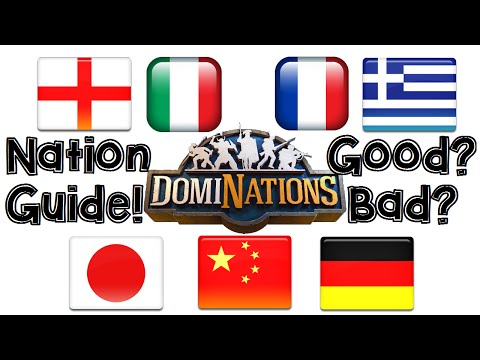 DomiNations Android/iOS Game Nations Guide: The Best, and Worst Countries! - YouTube