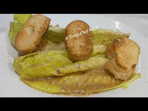 La ensalada mexicana mas famosa del mundo, ENSALADA CESAR, | Chef Roger Video