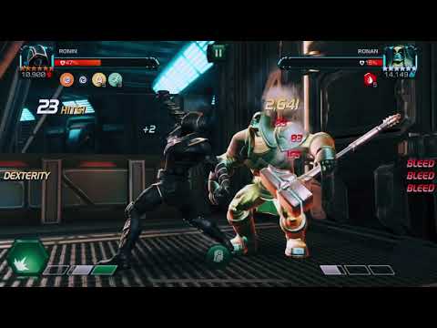 6 Star Ronin (Hawkeye) Gameplay Marvel contest of champions